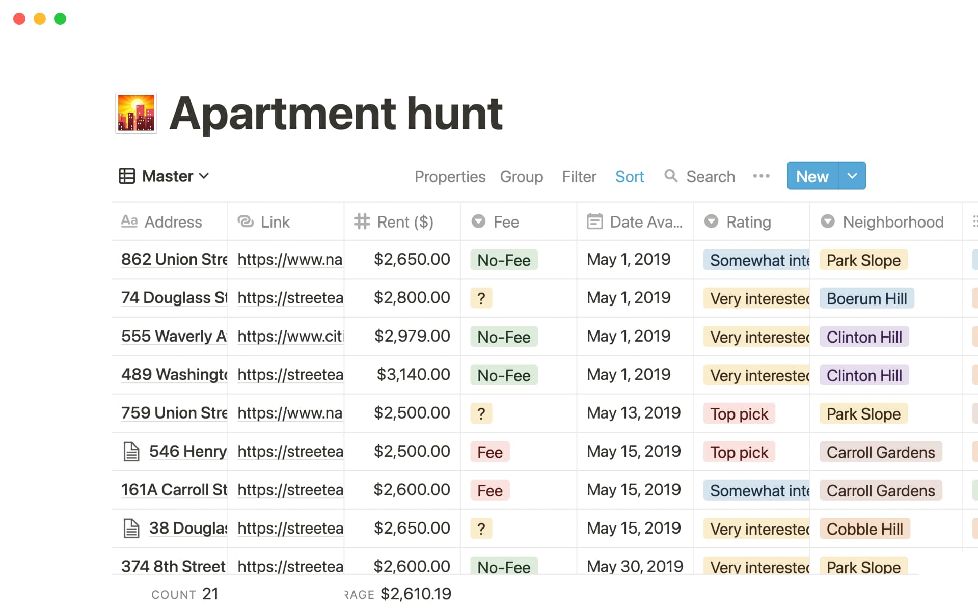Kokoelman top-10-free-real-estate-hunt-templates-in-notion kuva
